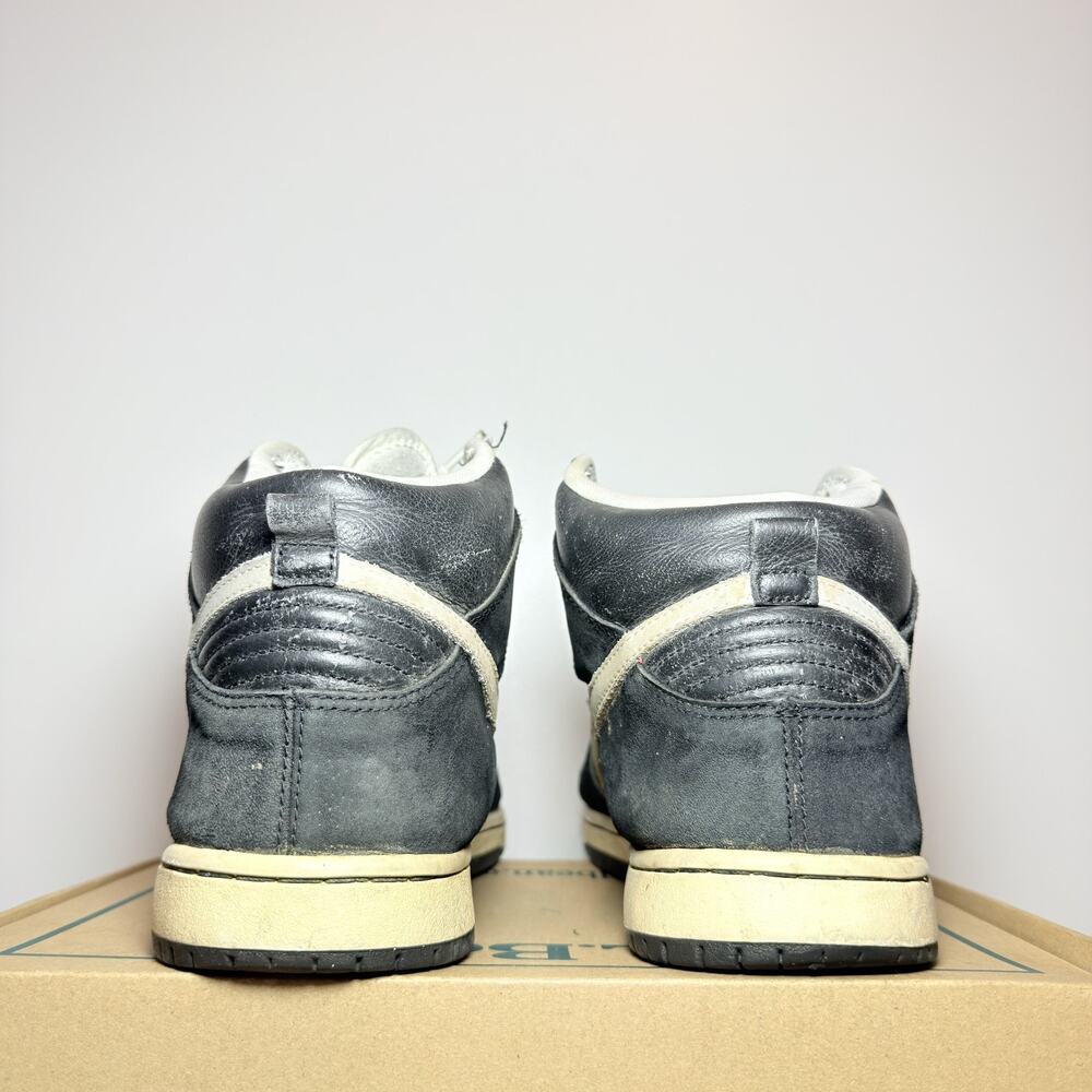 Nike SB Dunk High Pro Black White Men Size 11 Vintage Skate Sneaker Used HighTop - Picture 4 of 10